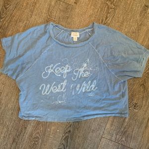 Billabong X Wrangler crop top size XS